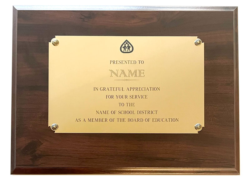 sample plaque