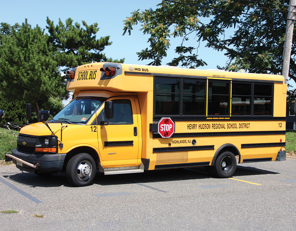 Photo of Henry Hudson Regional School District bus